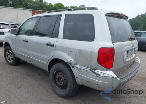 2004 Honda Pilot Ex from USA, damaged, VIN 2HKYF18484H558718